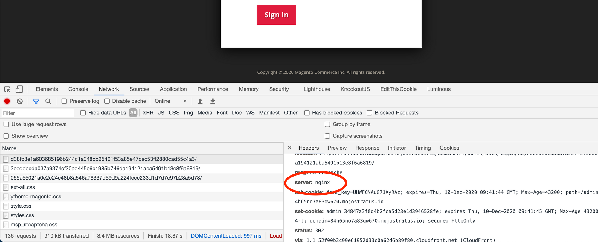 Como sei se uso NGINX ou Apache?